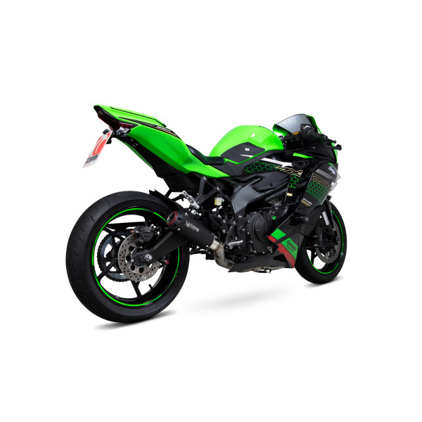Scorpion Exhaust Kawasaki Ninja ZX-25R 2020 - 2022 Red Power Full System  Black Ceramic Coated Sleeve